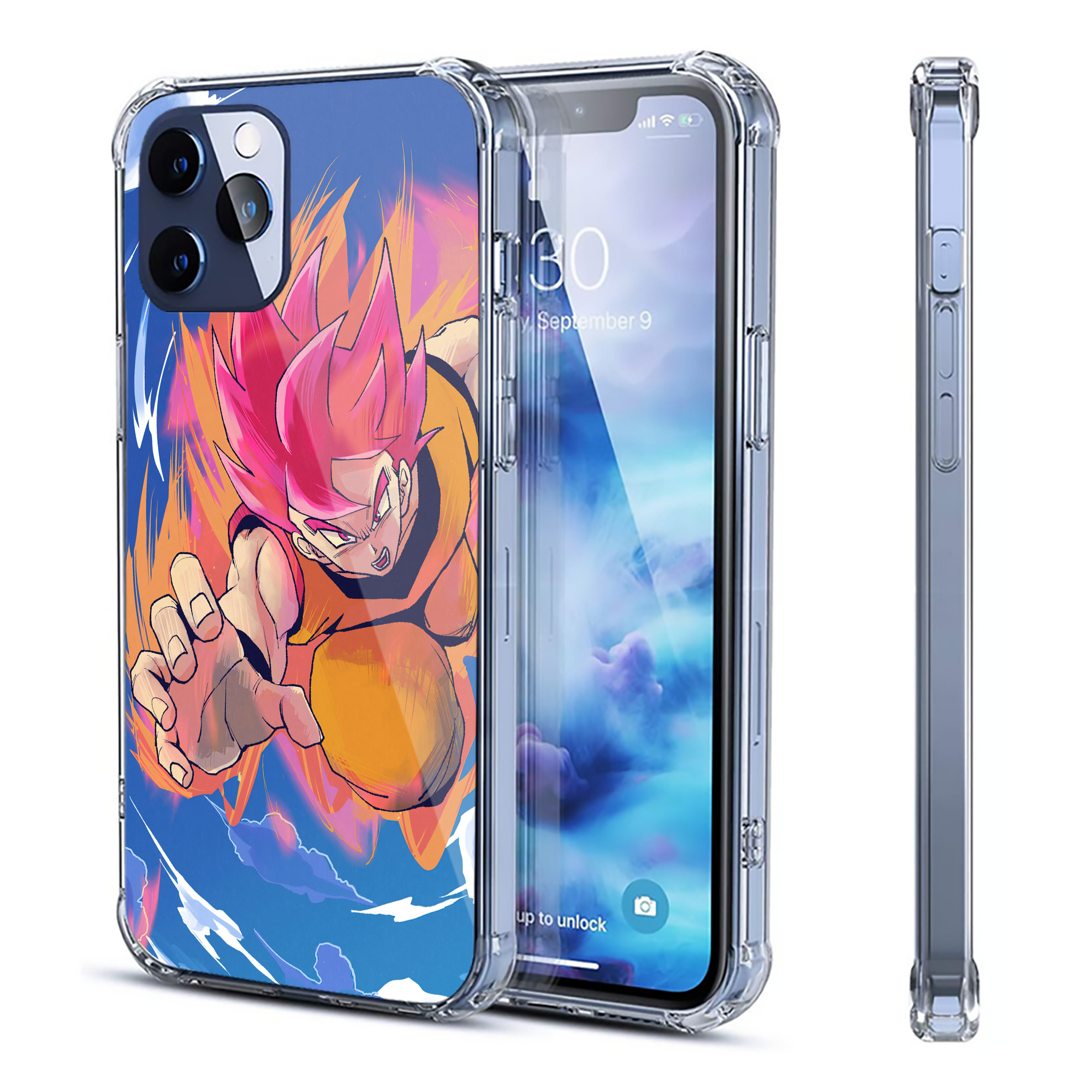 （画像用） ドラゴンボール DRAGON BALL 【iPhone 12シリーズ対応】透明スマホケース（クリアソフトケース）